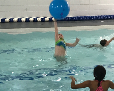 Kids Playing in the Amana Community Pool
